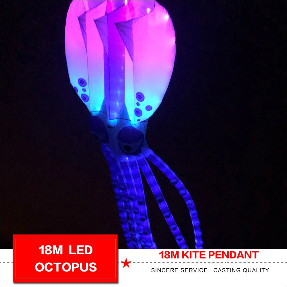 Kite Led 18m Octopus Led Kite Pendant Soft Kite Kites & Accessories
