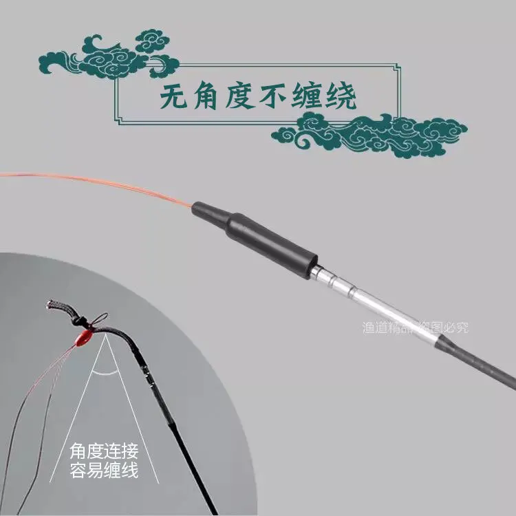 

LINNHUE Tygon Anti-Wrap Rod Tail Tube Prevent Rod Tip Mainline Winding Space Beans Good Beans Fishing Small Accessories