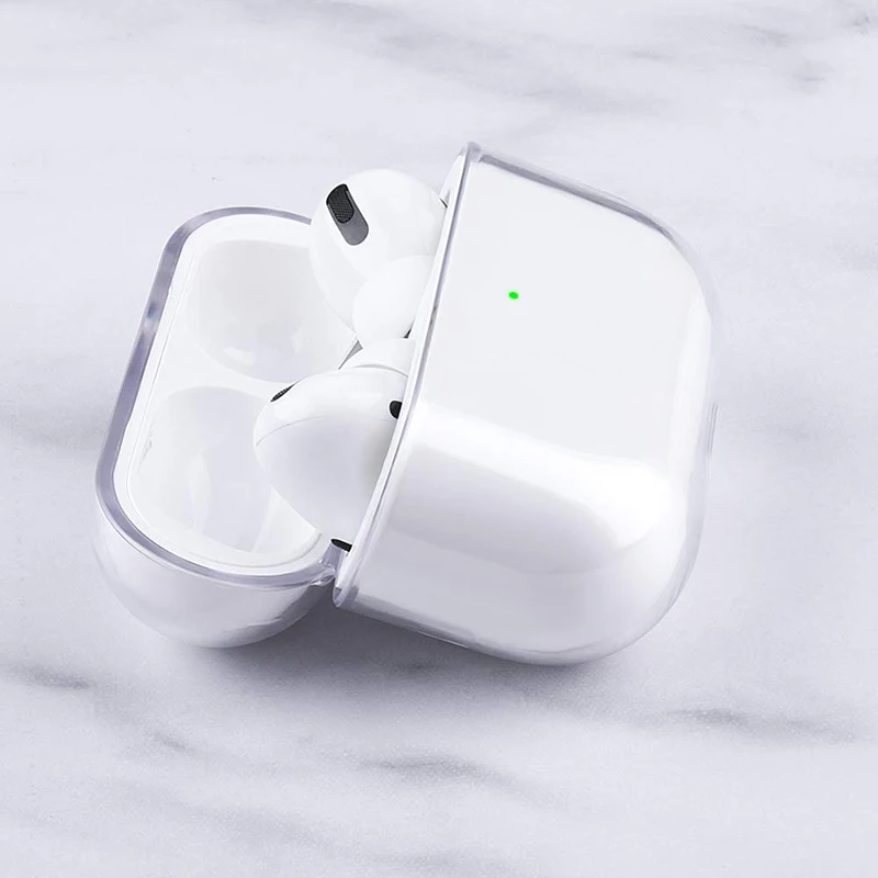 Защитный чехол для AirPods Pro Hard PC прозрачный Air Pods 3 чехлы беспроводных наушников