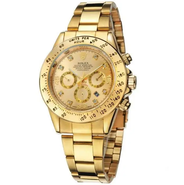A0045 Новый горячий высокого качества Rolex Мужские Женские кварцевые часы Мода