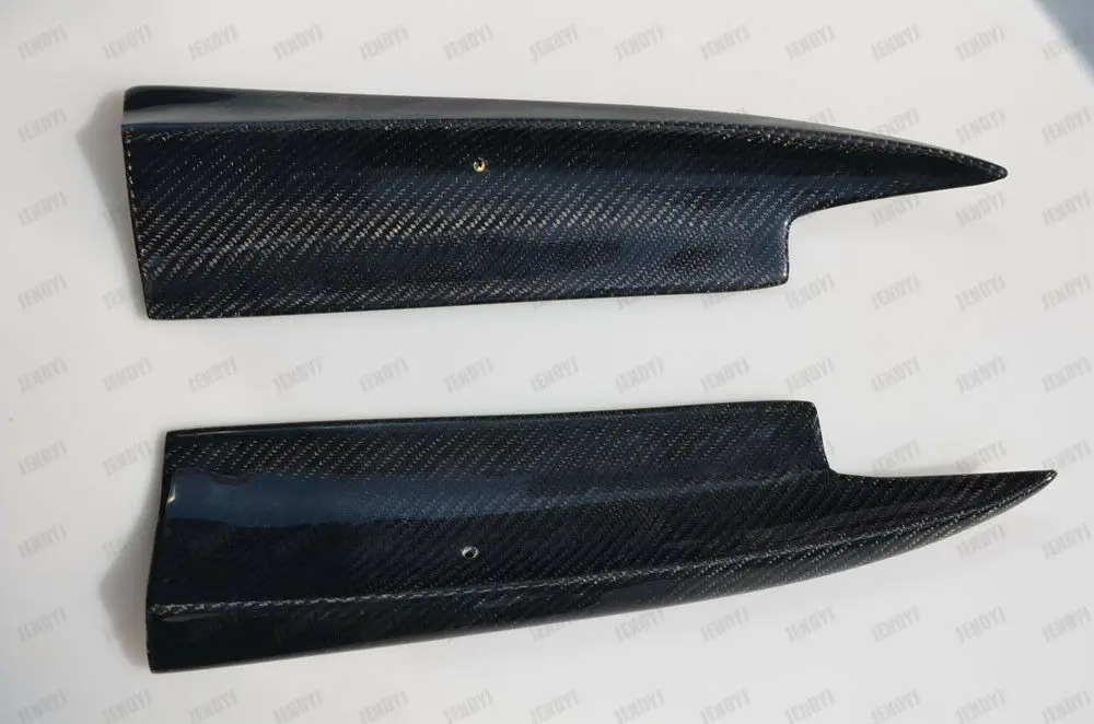 Углеродное волокно задний бампер Canards ласты для 2013+ Mercedes W117 CLA45 CLA 250