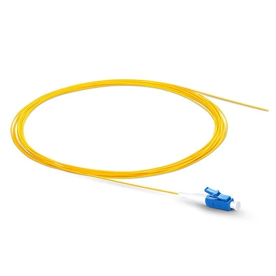1m LC UPC LC APC Pigtail Simplex 9 125 Single Mode FTTH Cable LC UPC LC 5