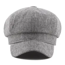 Дизайн мода унисекс осень зима сохраняющая тепло твердая шляпа винтажная мода художника Регулируемый головной убор берет Рождественский подарок Нежный