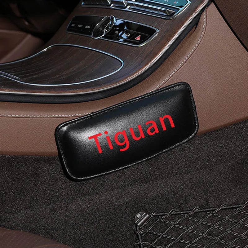 Подушка для ног, автомобильный наколенник для Volkswagen Tiguan, подлокотник для салона, автомобильные аксессуары