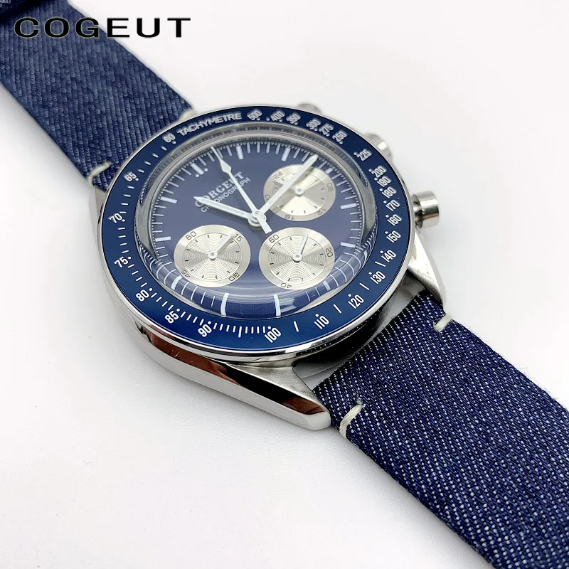 Corgeut мужские часы Лидирующий бренд Роскошные Кварцевые Военные Спортивные часы 24 часа повседневные водонепроницаемые мужские наручные часы с хронографом 42 мм