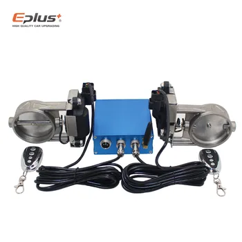 EPLUS Car Exhaust Pipe Electronic Valve Kit Universal Multi-angle Mode 51 63 76MM Controller Device Remote Kit Controller Switch 1