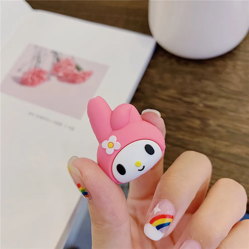 Sanrio моя мелодия куроми силиконовый кабель протектор Pom Purin Cinnamoroll Собака hello kitty милый мультфильм аниме линия протектор