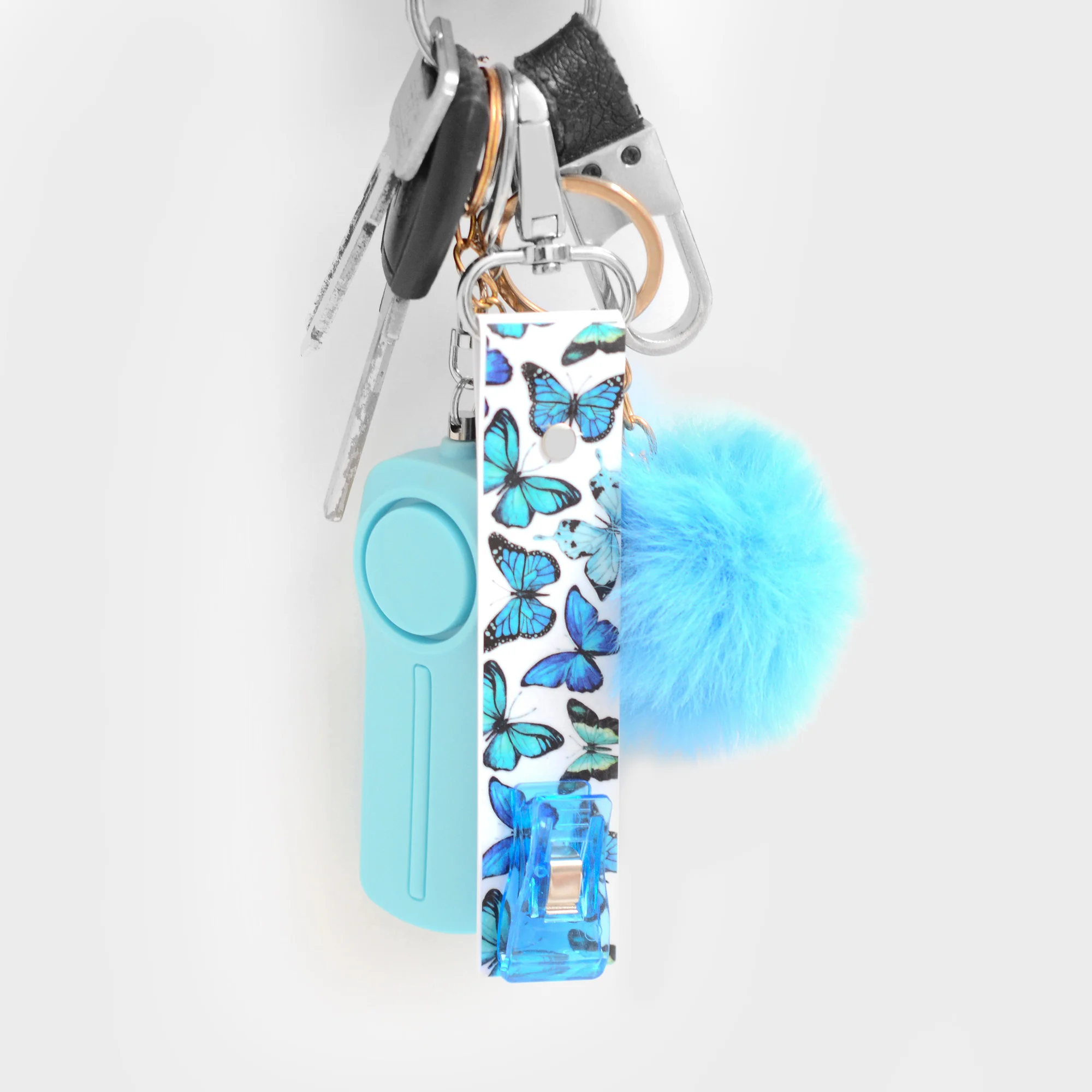 Hot Sell Self Defense Alarm Keychain Pepper Spray Self Defense Keychain For Women With Card