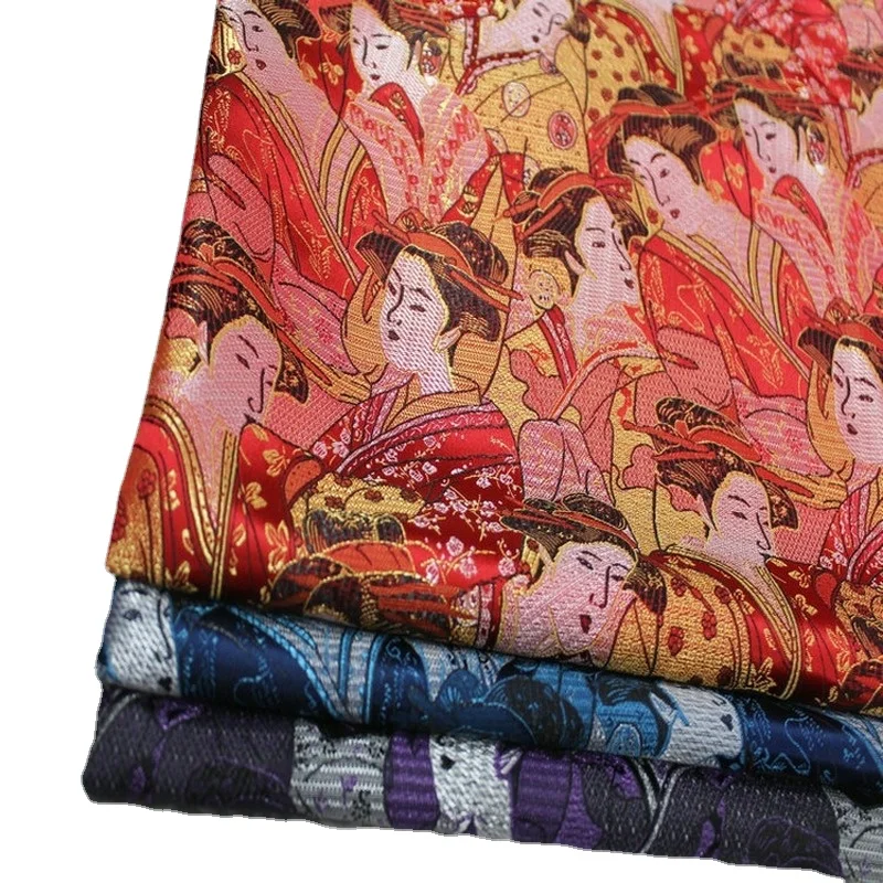 Широкий 47 "кимоно кукла Cheongsam отделка Diy Материал жаккардовая парча Шелковый