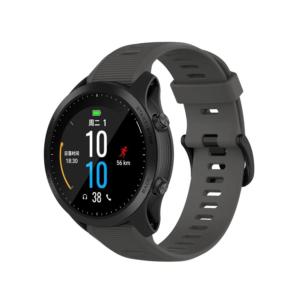 Ремешок для часов forerunner 945 935 ДЛЯ fenix 5 Plus силиконовый сменный ремешок для наручных часов GARMIN FENIX 6/Quatix 5#5