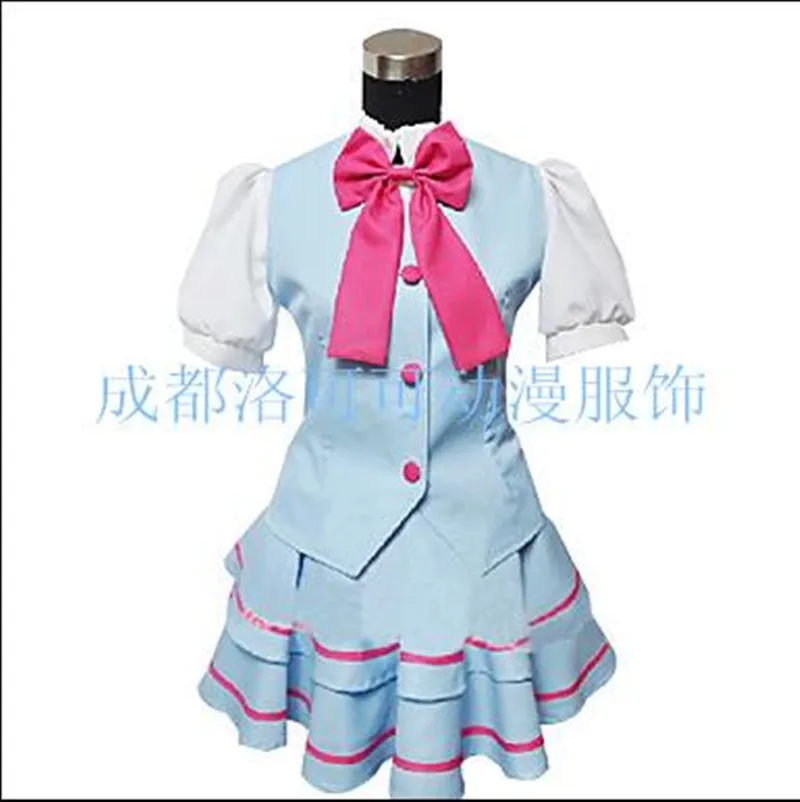 Аниме симпатичный милый cosplay Cure Rhythm Campus равномерный набор карнавальый костюм для хеллоуина костюм, полный набор рубашка+ жилет+ юбка+ галстук-бабочка