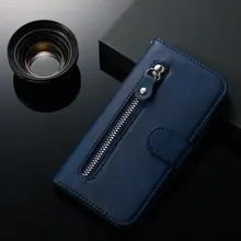 Карман для монет на молнии чехол для сумки Xiaomi 9T A2 Lite Redmi K20 6 Pro Note 7 Y3 6Pro чехол для телефона на молнии мужской кошелек Funda слот для карт P27H