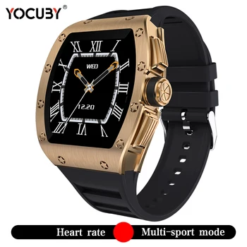 

YOCUBY Smart Watch 2020 Smartwatch Call Reminder Pedometer Heart Rate Sleep Monitor Blood Pressure Motorcycle Style Smart Clock