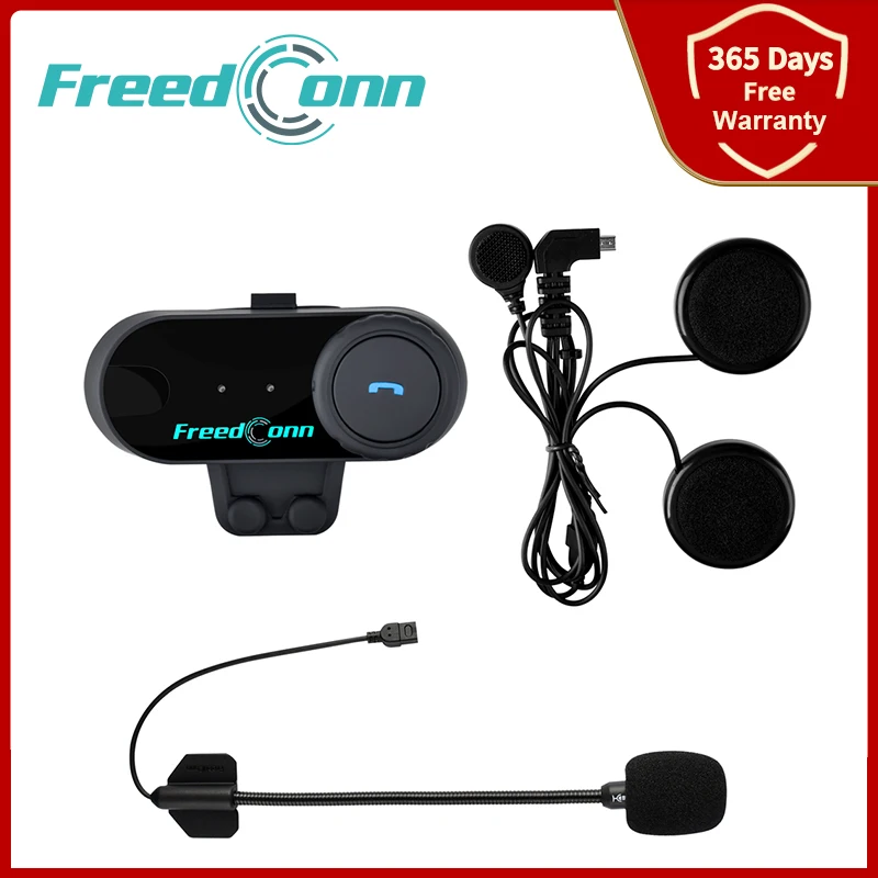 Freedconn TCOM-OS Motorcycle Bluetooth Intercom Headset Helmet Interphone System 