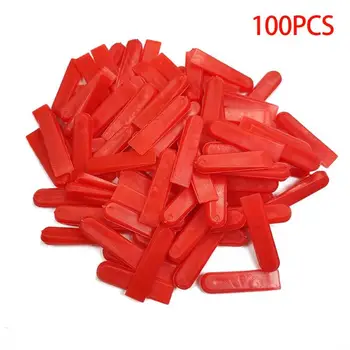 

100pcs Tile Leveling Wedges Masonry Tile Wear-resisting Withstand Voltage Alignment System Locator Spacers Level Tools