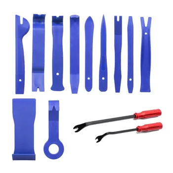 

13Pcs/Set Car PDR Removal Tools Audio Disassembly Tool Kit Interior Door Clip Panel Trim Dashboard Car Stereo Removal Tool
