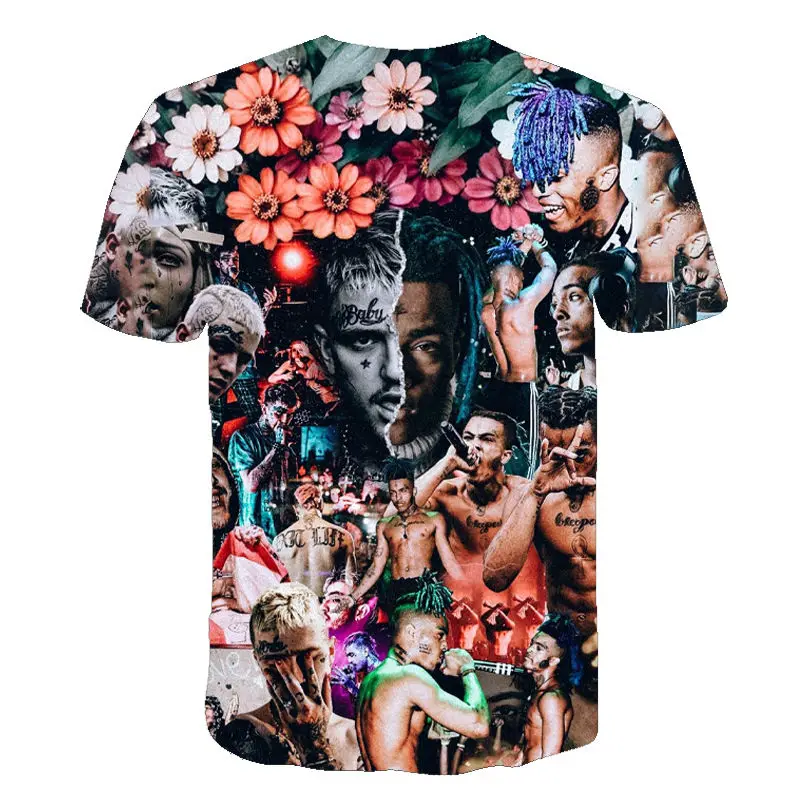 2020 New Xxxtentacion T Shirt Men/Women Fashion Streetwear Hip Hop Style Raper Xxxtentacion 3D Print Men's T-shirt Cool Tops Tee white t shirt