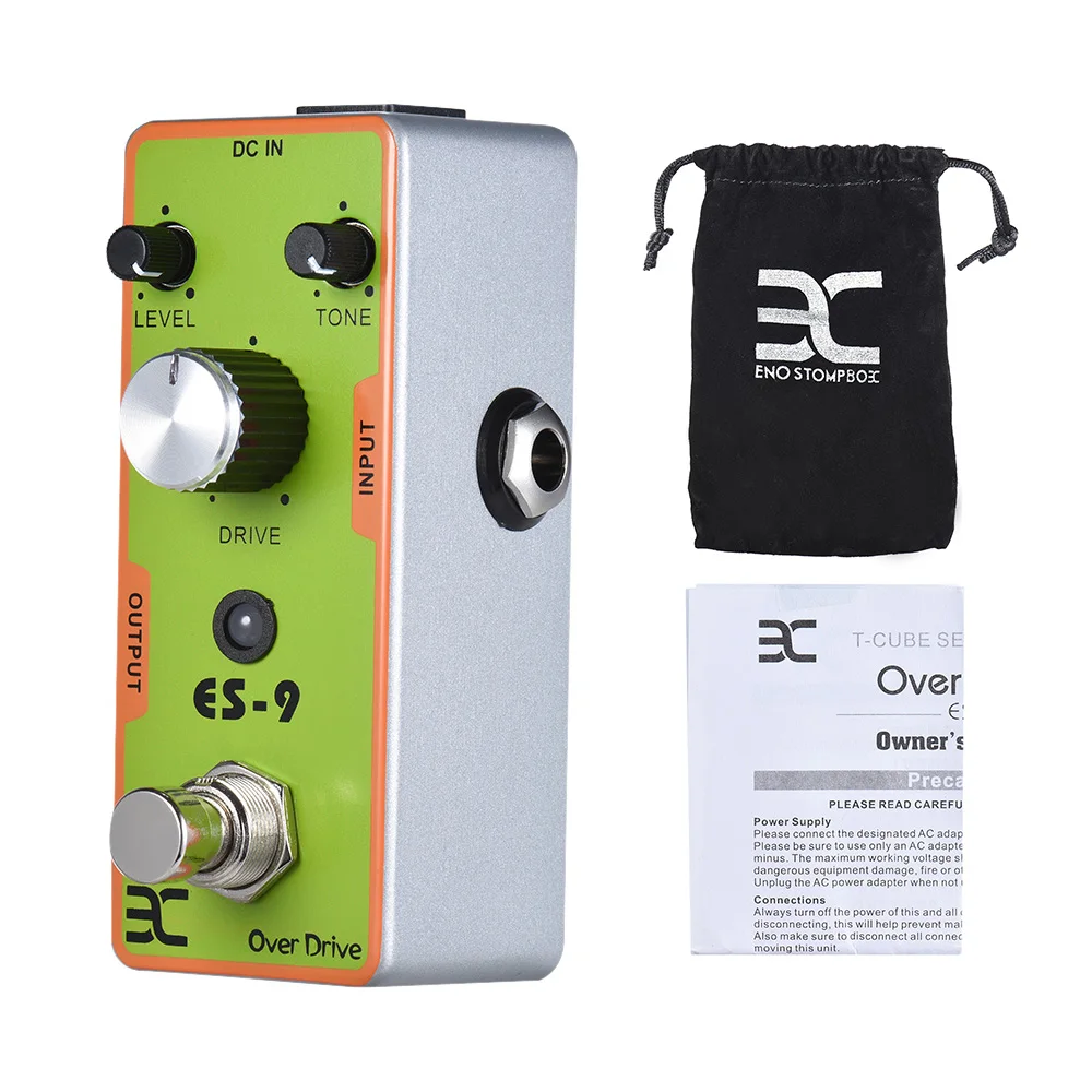 ENO EX TC-17 ES-9 электрогитара педаль эффекта овердрайв металлический корпус True Bypass