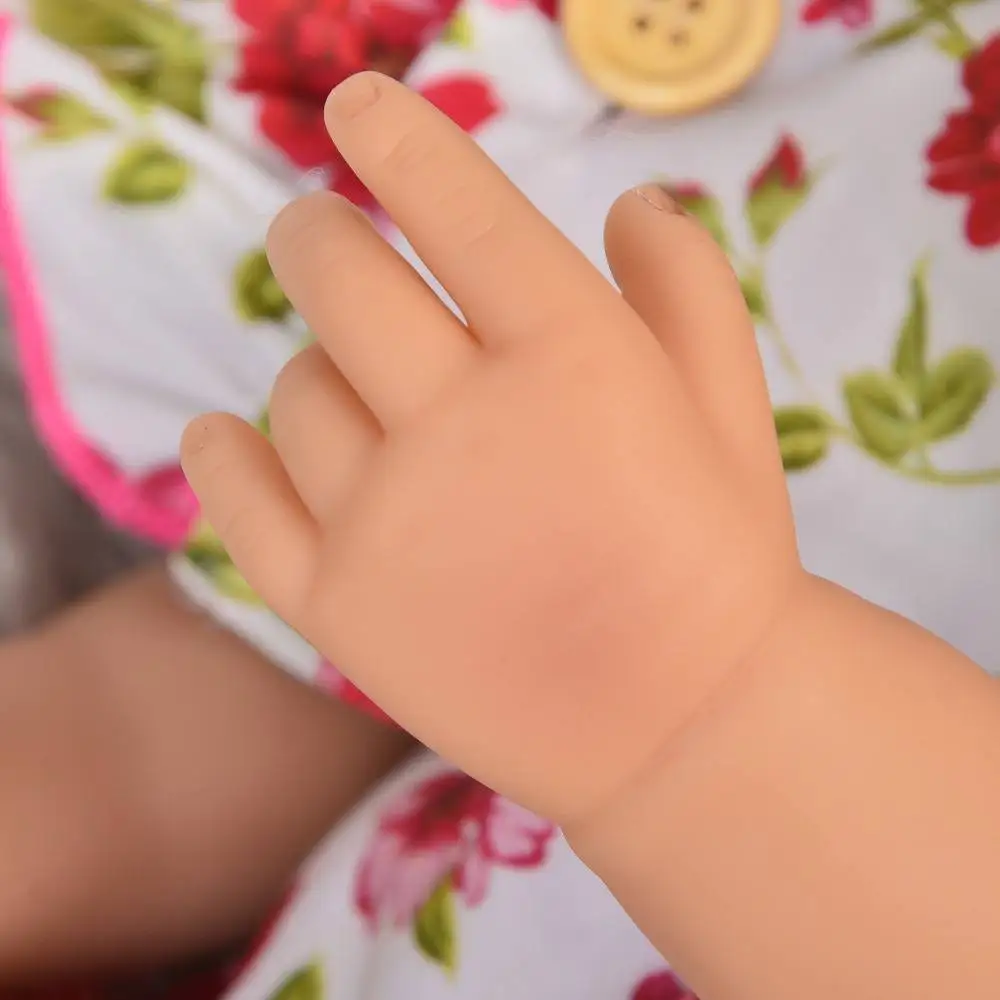 KEIUMI, ручная работа, для новорожденных, для девочек Baby Doll 22 дюймов Реалистичного принцессы новорожденных Кукла Детская Рождественский подарок на день рождения игрушки для ванной