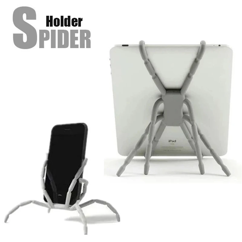 Mini Flexible Spider DIY Holder for iPhone Samsung Xiaomi Huawei ZTE Phone Tripod stand for Gopro Camera Mount stent Holder