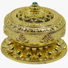 Подарок Ловец орнамент декоративный винтажный благоприятный китайский стиль буддийская палочка держатель тибетские благовония горелка медь