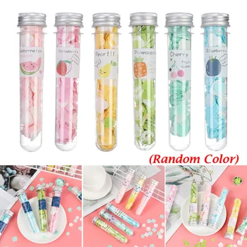 

Portable Travel Mini Scented Soap Paper Bath Hand Washing Soap Flakes Tube Petal Fruit Flower Foaming Soap Paper