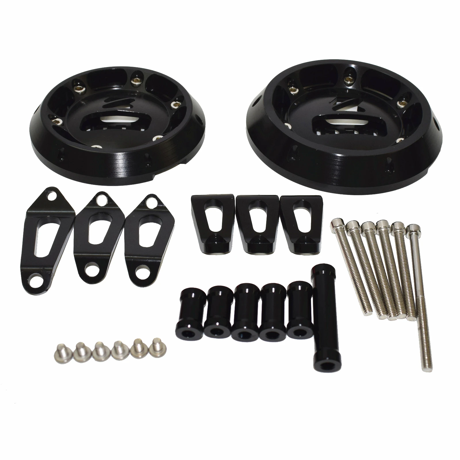TAORIDER-MOTO Left & Right Side Engine Case Stator Clutch Cover Guards Protector For Kawasaki Z1000 Ninja 1000 Z1000SX 2010-