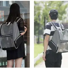 Yooap новая дышащая сетчатая сумка для кошки на одно плечо рюкзак для питомца удобный дорожный светильник дышащая переносная сумка для кошки