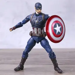 Marvel Avengers 4 эндмейд Капитан Америка/черная овда/танос/Муравей Человек экшн-фигурка из фильма Spuer герой куклы игрушки