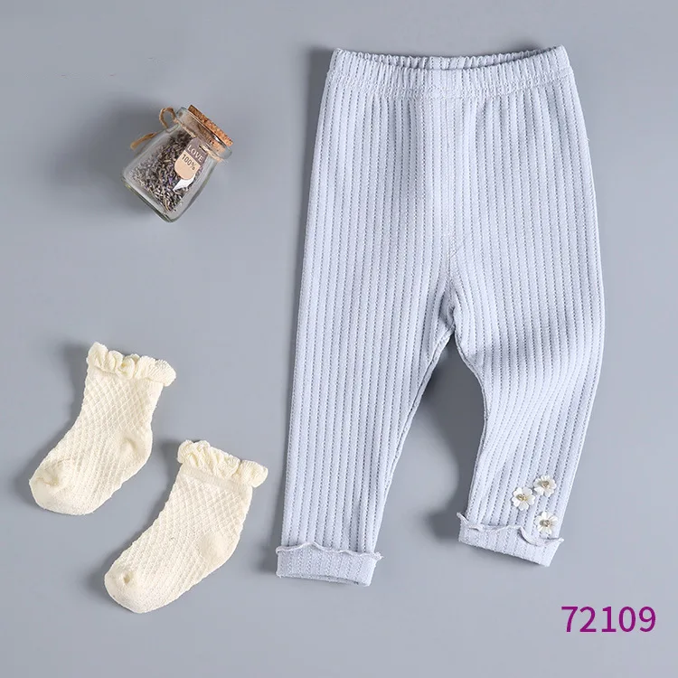 

Momoidea Childrenswear Spring New Style GIRL'S Leggings Cute Flower Children Spring And Autumn Leggings