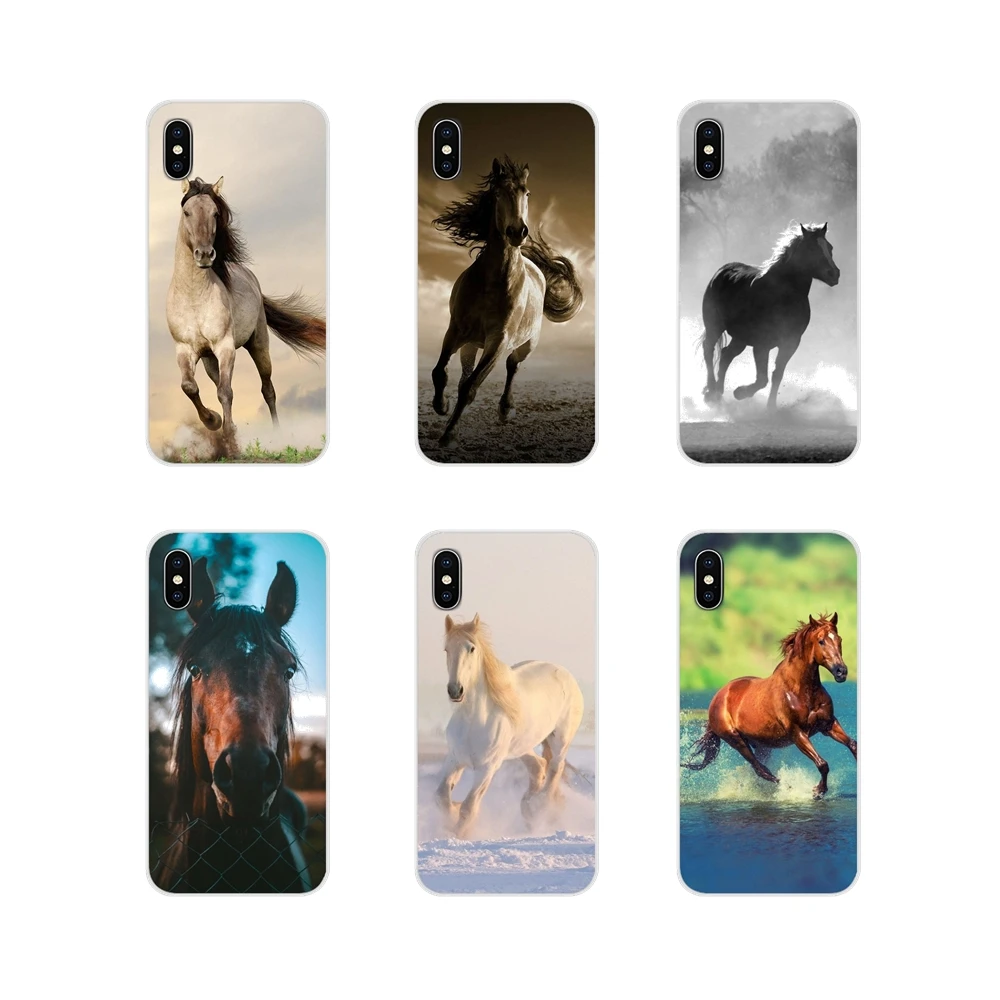 Accessories Phone Shell Covers For Motorola Moto X4 E4 E5 G5 G5S G6 Z Z2 Z3 G G2 G3 C Play Plus Horse | Мобильные телефоны и
