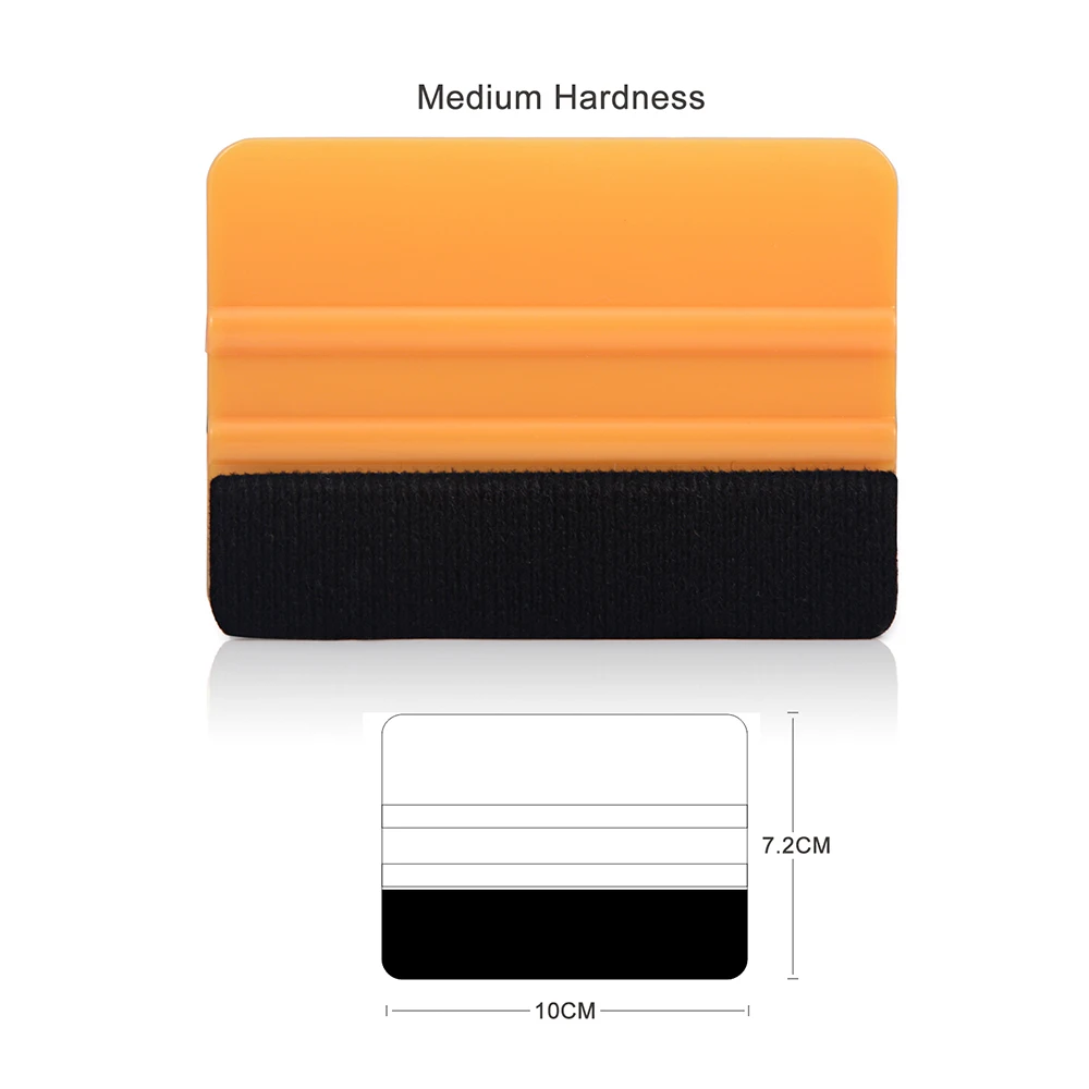 EHDIS 100Pcs Carbon Fiber Vinyl Film Sticker Wrap Fabric Felt Squeegee Car Wrapping Window Tint Tool House Cleaning Ice Scraper