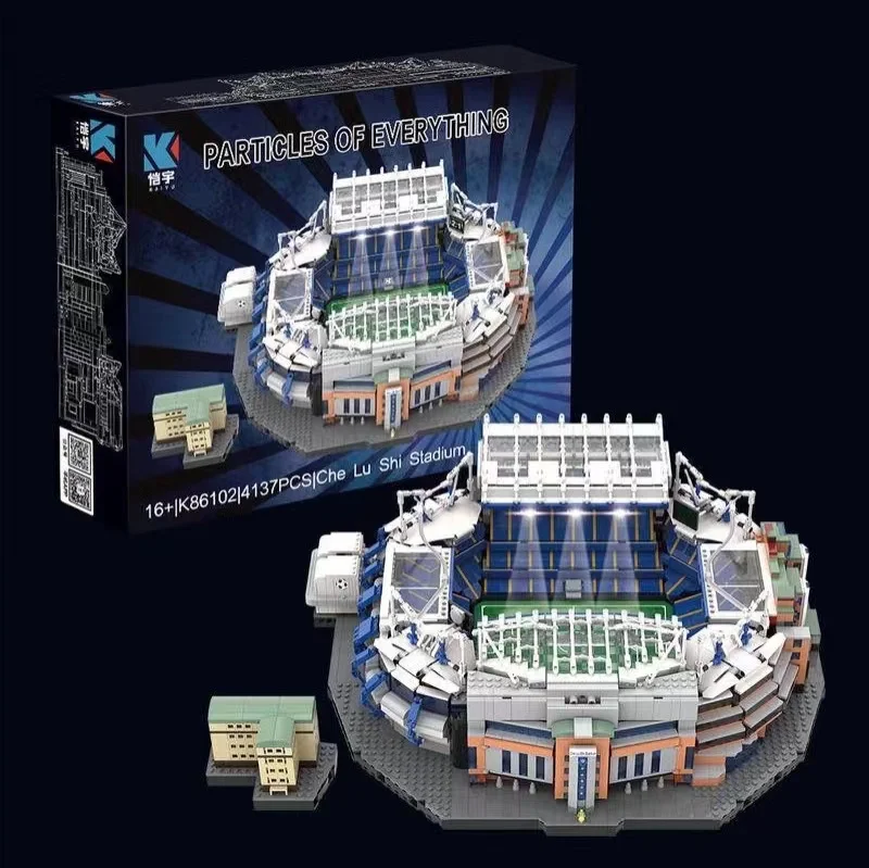 New 4137pcs FC Stamford Bridge Stadium Football Field Sports Model Building Blocks Bricks 10272 10284 Toys Kids Gifts | Игрушки и хобби