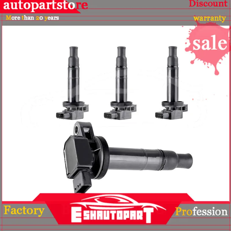 4 шт. Часть#90919-02240 90919 02240 катушка зажигания UF-316 9008019021 9091902265 зажигатель для Toyota Yaris Prius Scion xA xB Echo