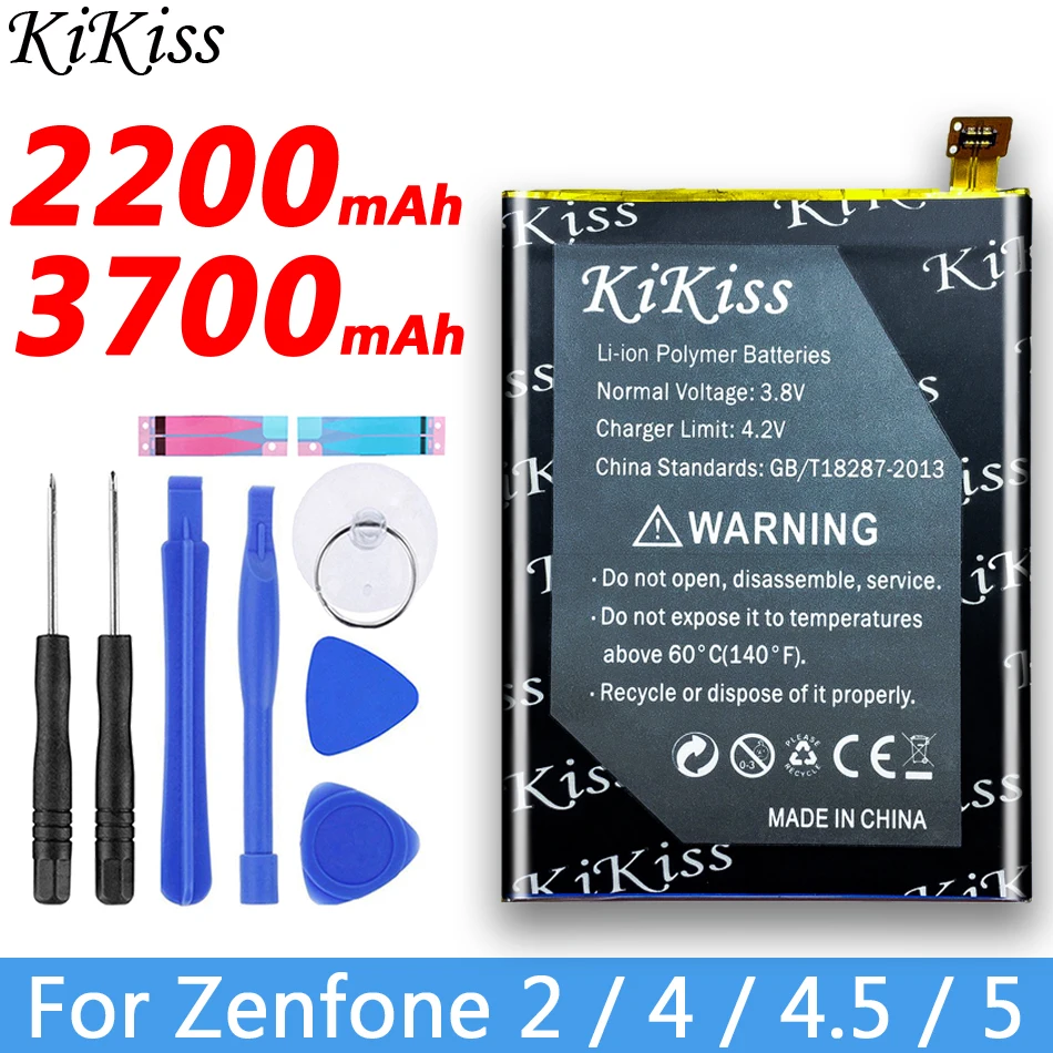 Аккумулятор KiKiss для телефона Asus ZenFone 2/ 2 Laser ZE551M Z00AD ZE500CL ZE500KL ZE550KL ZE601KL ZE551KL C11P1424 C11P1428