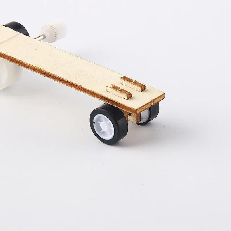 Заводной автомобиль материалы творческий DIY ремесло игрушка наука модель для эксперимента комплект собрать проекты Обучающие, развивающие оборудование