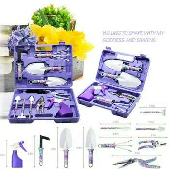 

5pcs/10pcs Potted Flower Planting Shovel Gardening Horticultural Planting Tool Mini Garden Tool Sets Green/Purple Color