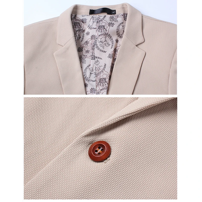 Мужской модный брендовый блейзер в британском стиле повседневный приталенный