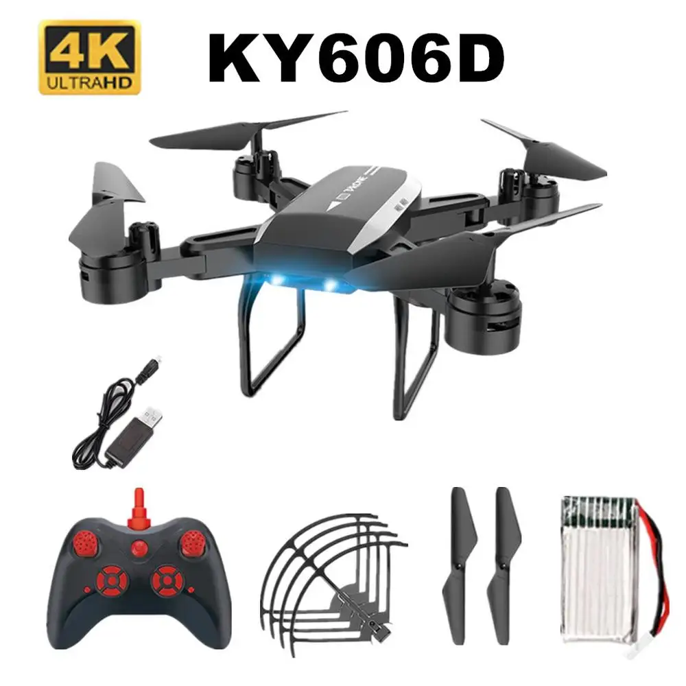 Складной Дрон KY606D 1 комплект 4K широкоугольный Аэрофотосъемка Wi Fi без камеры