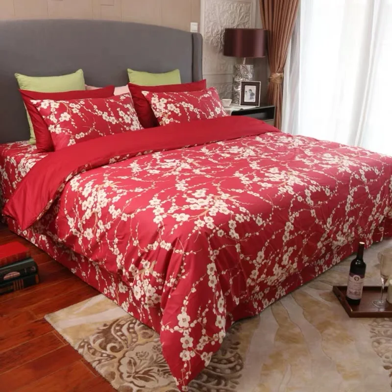 17 Египетский хлопок 600 TC AB напечатанный и сплошной цвет queen King size пододеяльник 220x240 см или 230x250 см 1 шт. на заказ - Цвет: 17