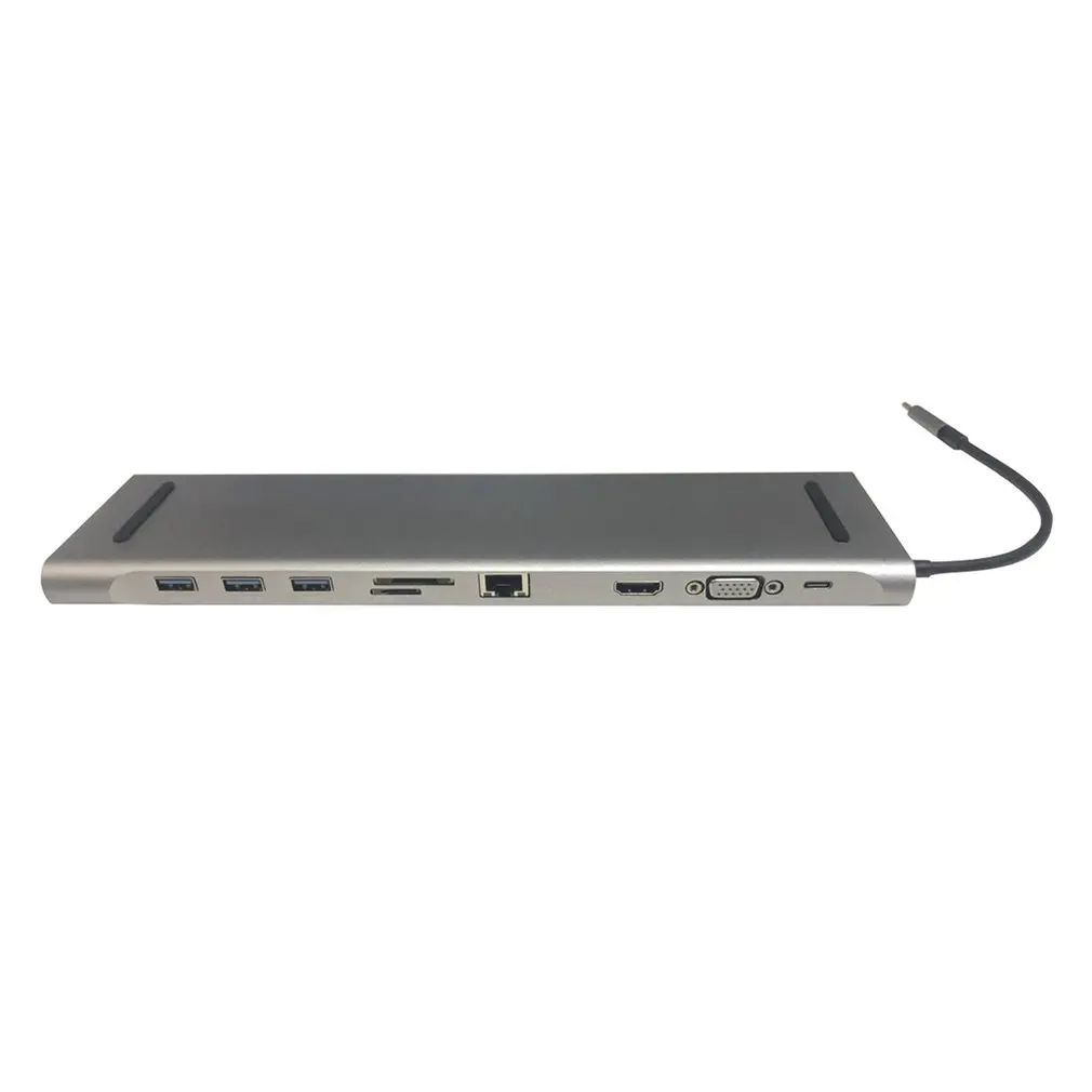 10 в 1 концентратор usb type-C к USB3.0 TF HDMI VGA RJ45 Мини DP док-станция адаптер для MacBook Pro для HUAWEI P30 PRo