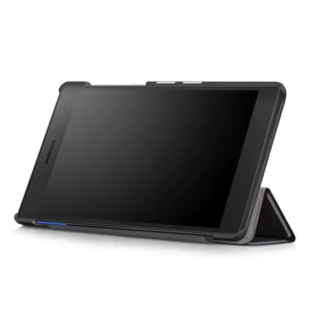 Magnetic Tablet Cover for Lenovo Tab 7 Essential TB-7304F 7304I 7304X 7'' Ultra Slim 3-Folder Folio Stand PU Leather Case+ Pen