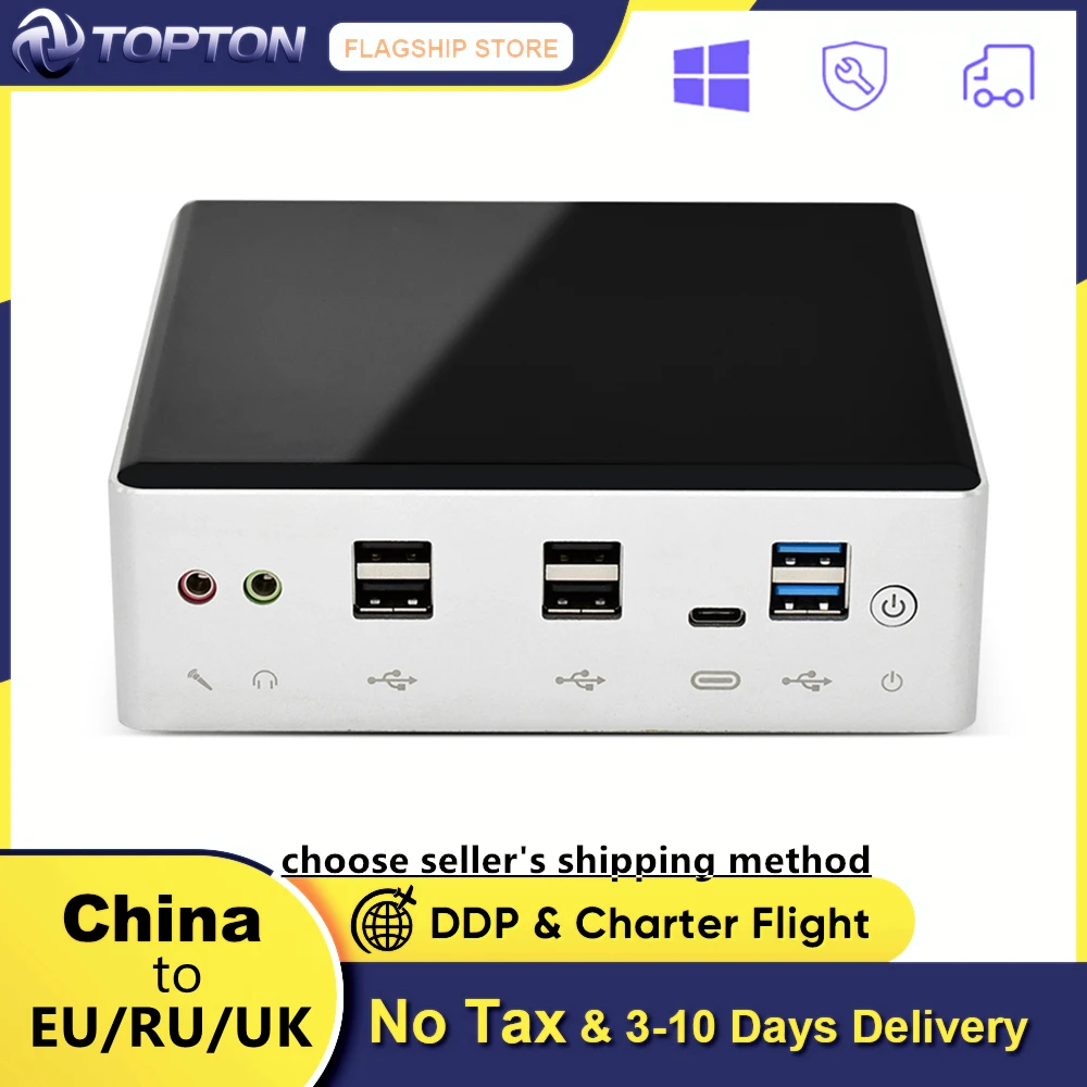 2*ddr4 Pocket Mini Pc Windows 10 Intel Core I7-10510u I5-10210u ...
