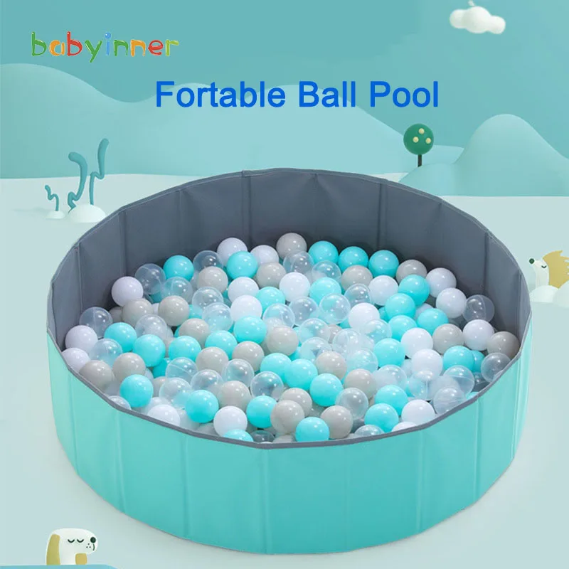 Babyinner Portable parc à balles piscine pour bébé enfants infantile bébé jeu clôture de jeu intérieur extérieur 120cm 100cm 80cm >6 mois