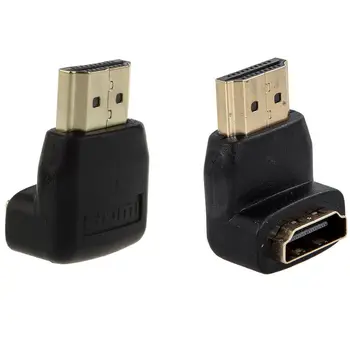 

2Pcs Hdmi Right Angle Male To Female Adapter - Conventional & 270 Degree