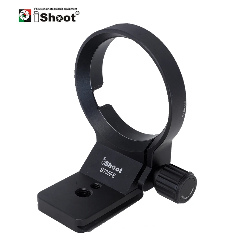 iShoot Lens Collar Foot with Camera QR Plate for Sony FE 135mm F1.8 GM