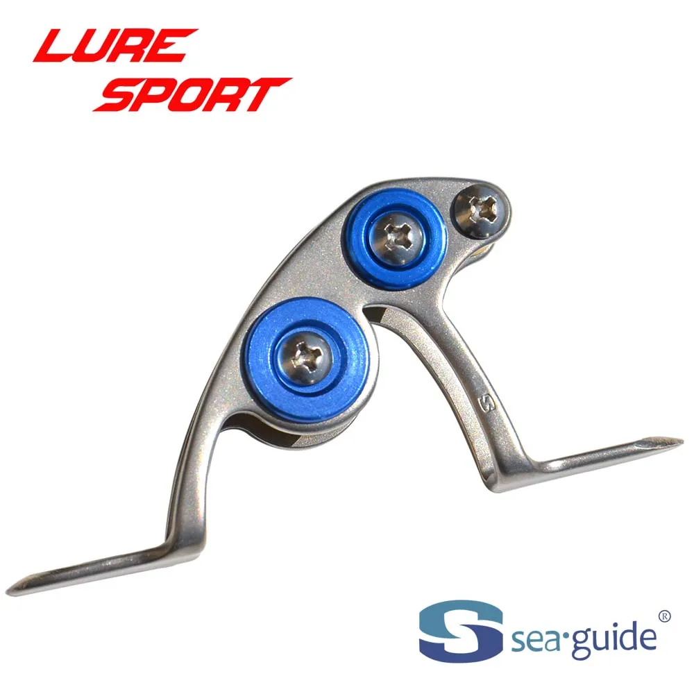 SEAGUIDE SCXRHG Steel frame Brass Rollers guide Heavy Duty Boat Fishing Rod Building component Repair DIY Accessory
