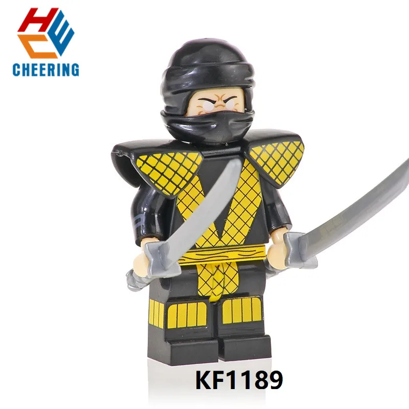 20 шт. оптом строительные блоки знаменитая игра mmoral Kombat Baraka Jax Kitana Raide Scorpion модели игрушки подарок для детей KF1189