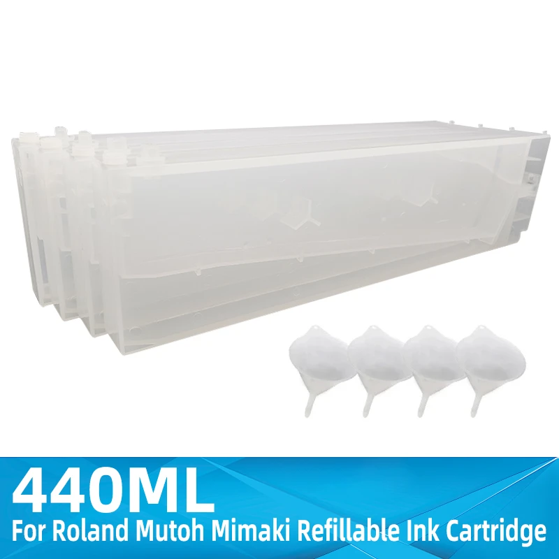 NEW 440ml CISS bulk ink system cartridge for Roland Mutoh Mimaki JV33 JV5 CJV30 Refillable Ink Cartridge