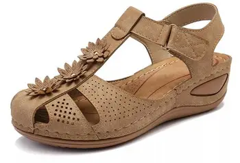 

YEELOCA 2020 Woman Heels Sandals Chaussures a001 Femme Soft Bottom Platform Sandals Gladiator Casual Shoes GF2574